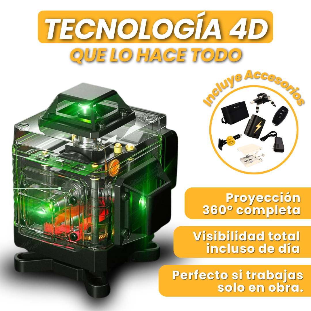 NIVEL LASER 4D | 16 LINEAS
