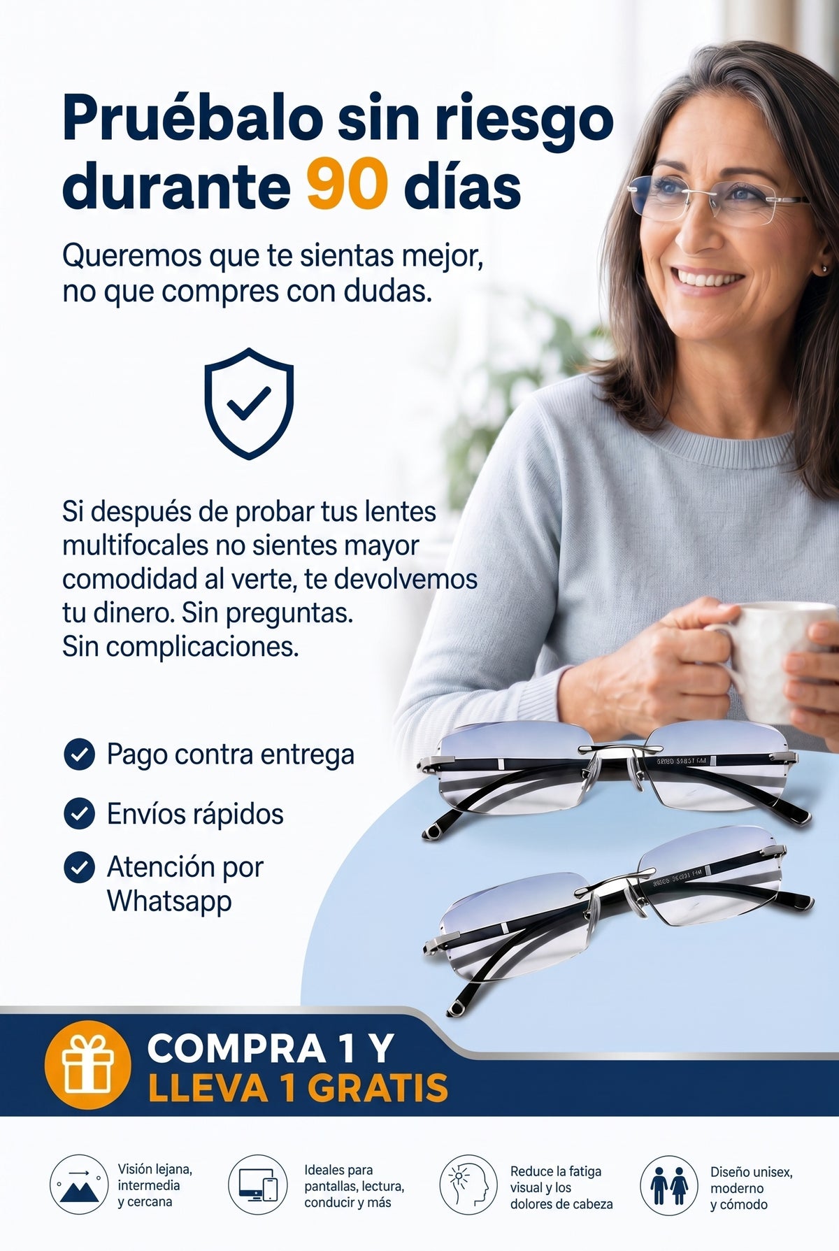LENTES MULTIFOCALES I Compra 1 Y Recibe 1 GRATIS