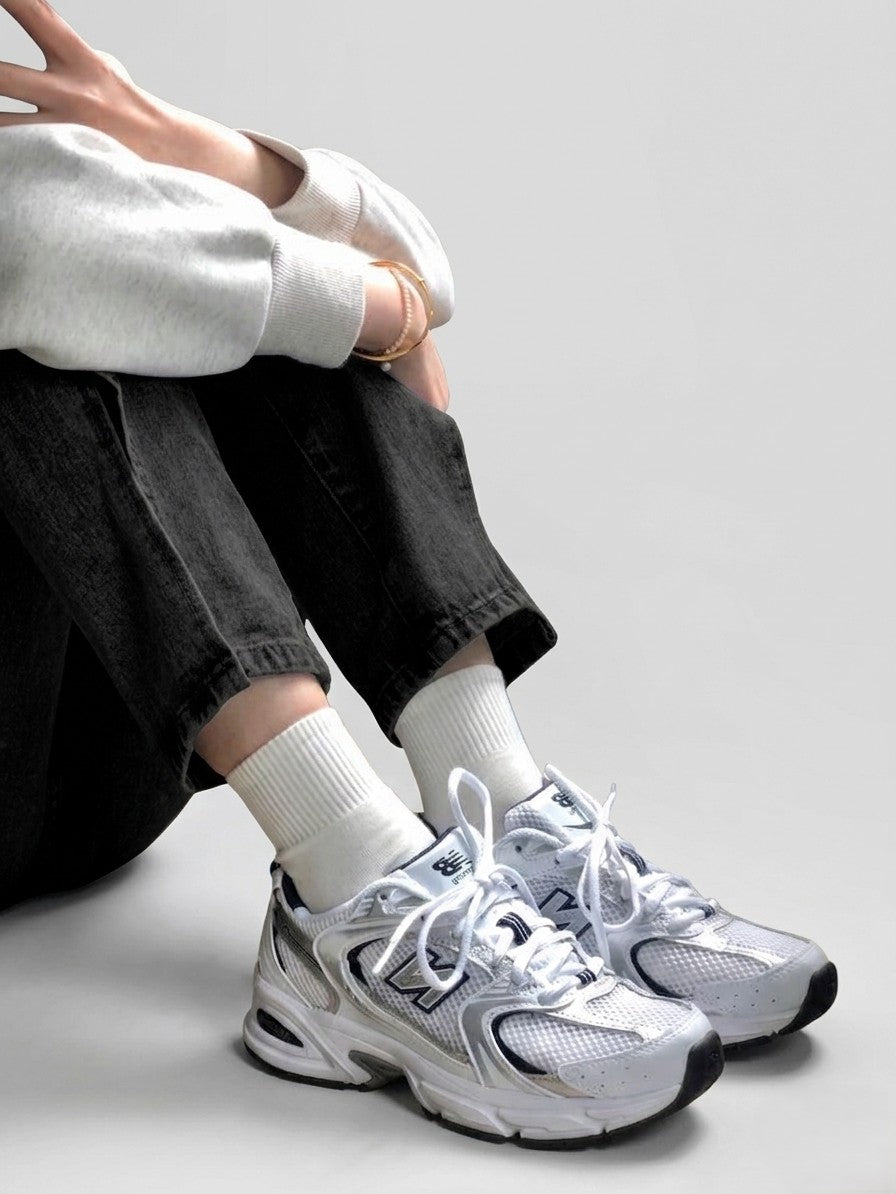 NEW BALANCE 530 - BLANCO CON AZUL