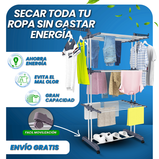 TENDEDERO MULTIFUNCIONAL | AHORRA ENERGÍA