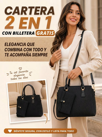 CARTERA 2 EN 1 CON BILLETERA GRATIS