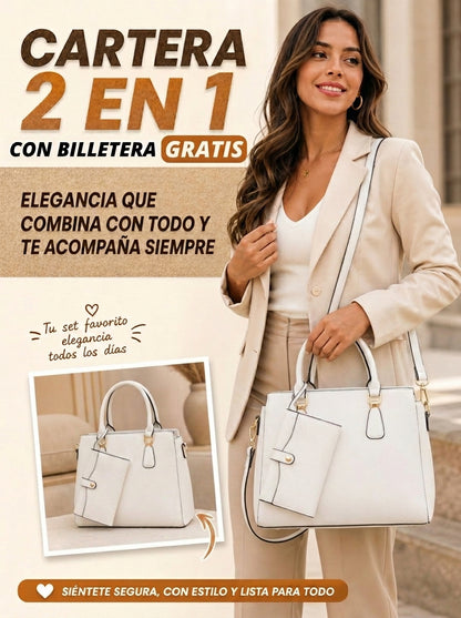 CARTERA 2 EN 1 CON BILLETERA GRATIS