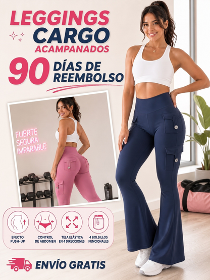LEGGINGS CARGO ACAMPANADOS