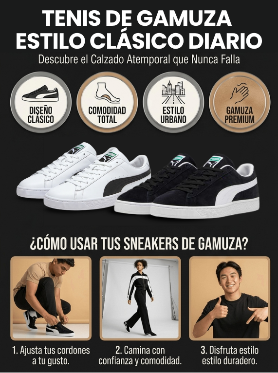 TENIS CLASICOS: ESTILO Y CONFORT EN CADA PASO