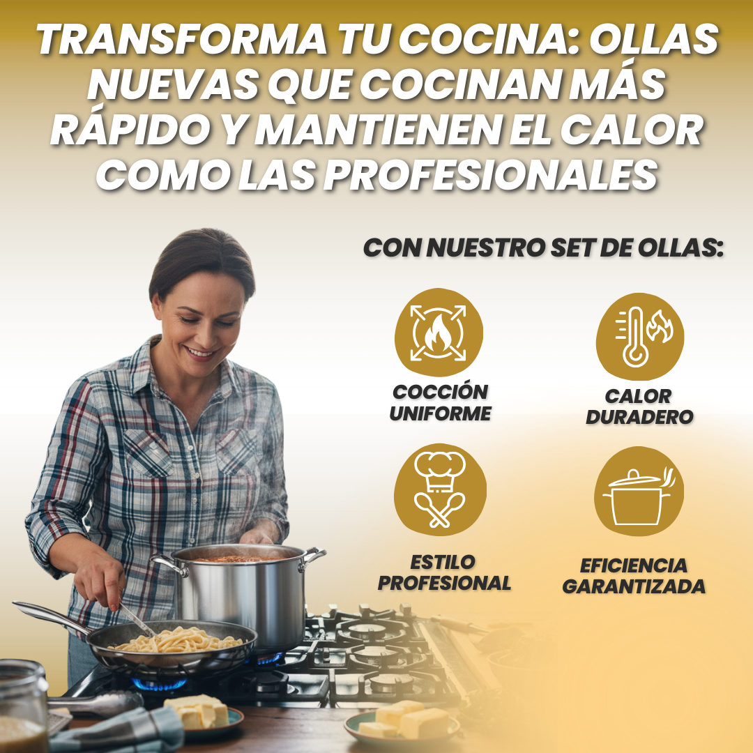 OLLAS DE ACERO INOXIDABLE