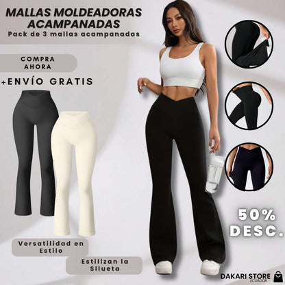 Mallas Moldeadoras Acampanadas™🌟