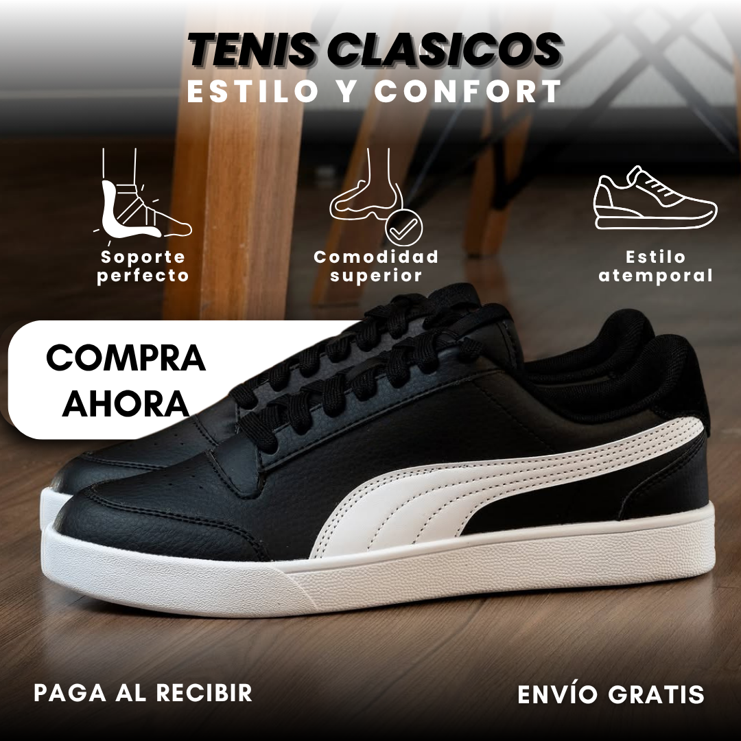 TENIS CLASICOS™: ESTILO EN UN SOLO PASO