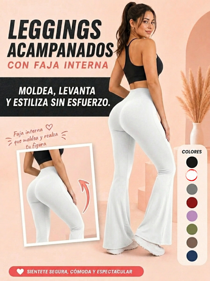 LEGGINGS ACAMPANADOS | CON FAJA INTERNA