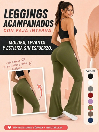 LEGGINGS ACAMPANADOS | CON FAJA INTERNA