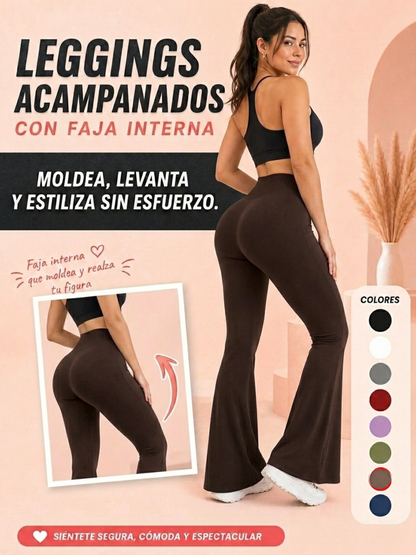 LEGGINGS ACAMPANADOS | CON FAJA INTERNA
