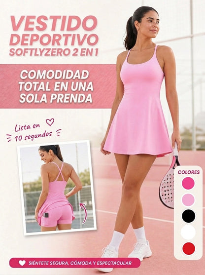 VESTIDO DEPORTIVO SOFTLYZERO 2 EN 1