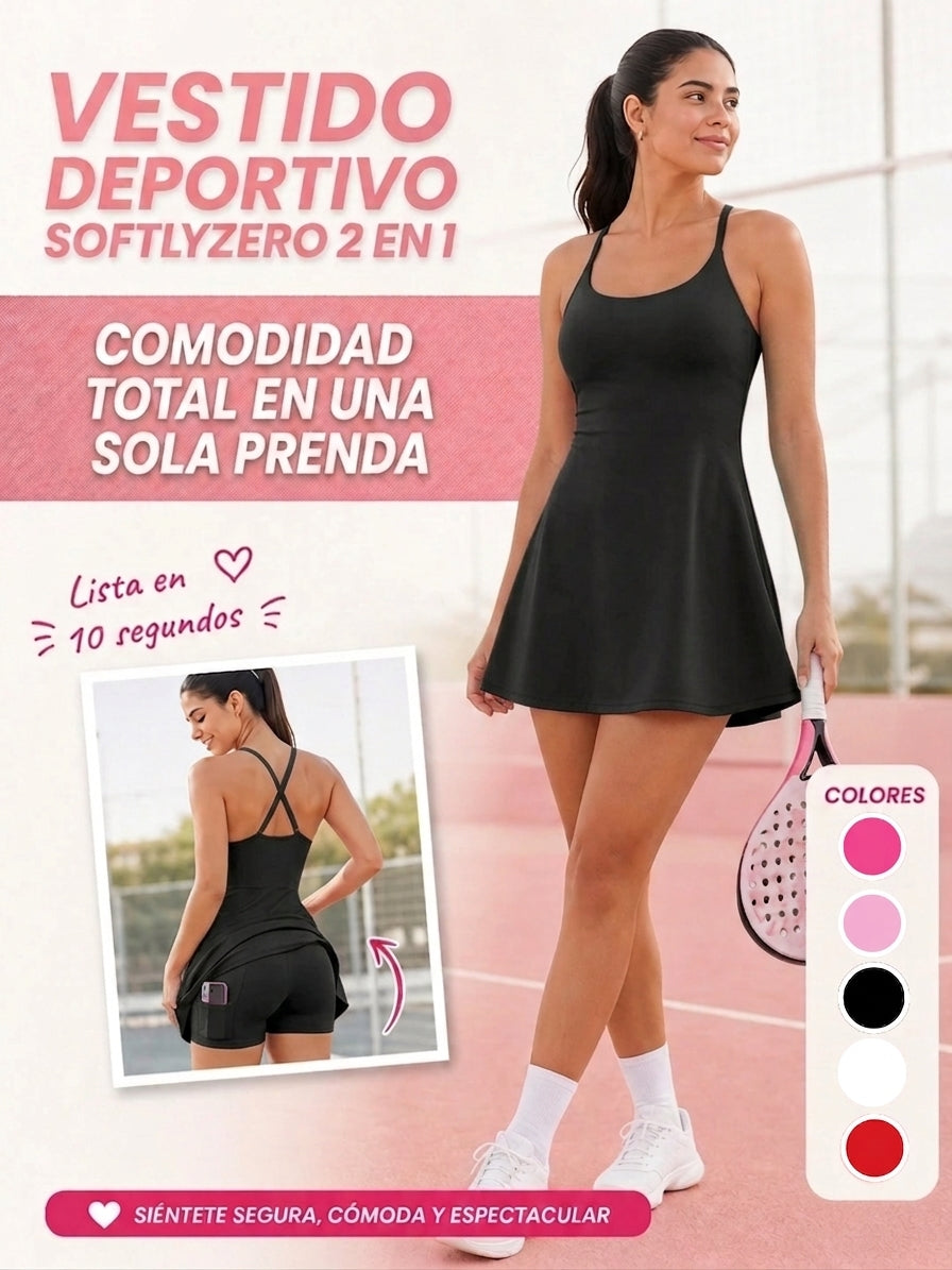VESTIDO DEPORTIVO SOFTLYZERO 2 EN 1