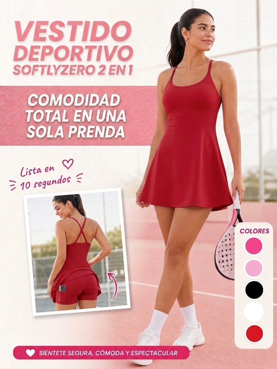 VESTIDO DEPORTIVO SOFTLYZERO 2 EN 1
