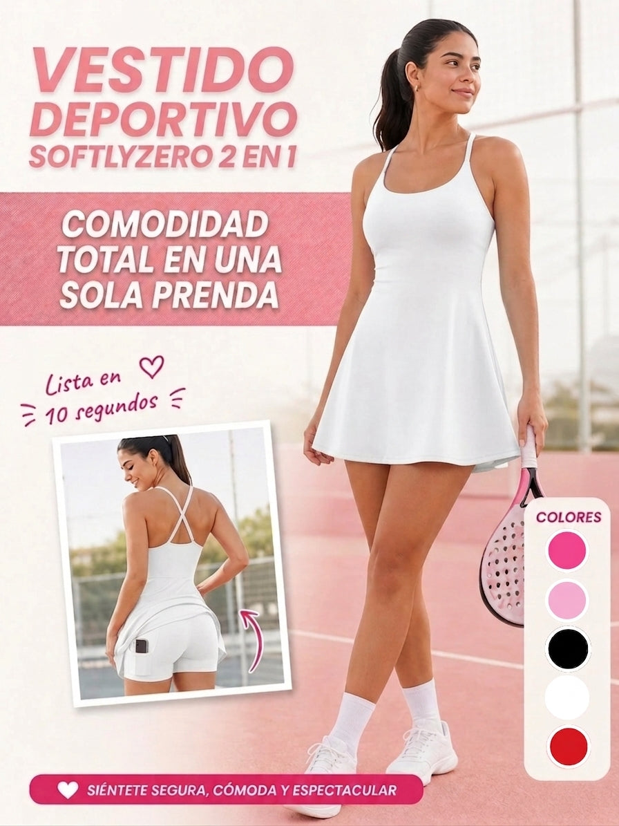 VESTIDO DEPORTIVO SOFTLYZERO 2 EN 1