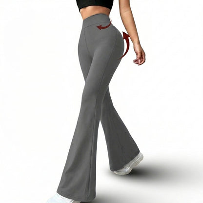 LEGGINGS ACAMPANADOS CON FAJA INTERNA ALTA