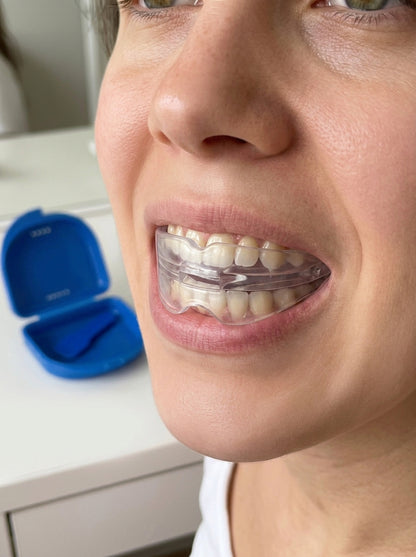 PROTECTOR BUCAL 2 EN 1 — ANTIRRONQUIDOS Y ANTIBRUXISMO